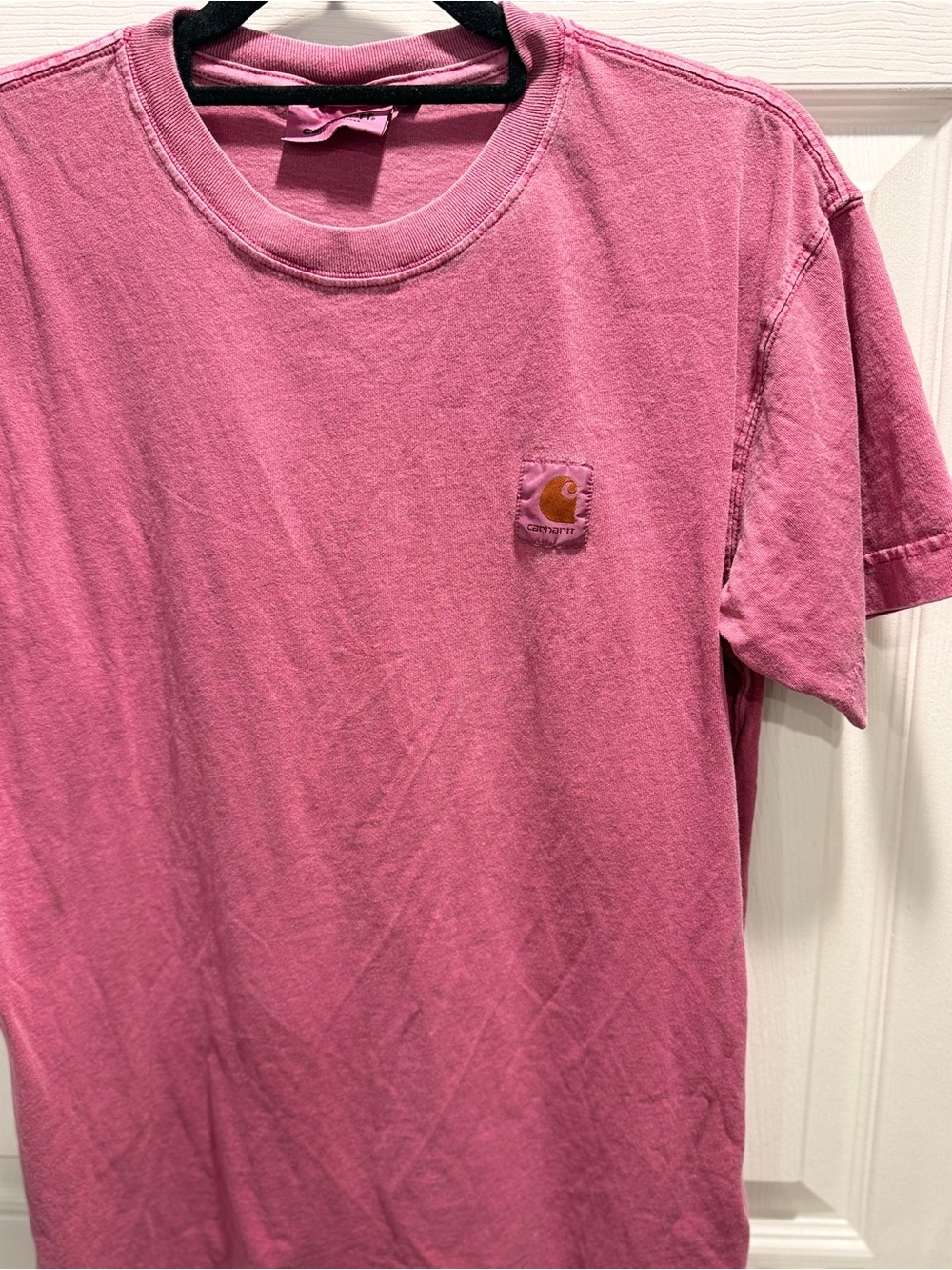 Carhartt Women’s Pink Logo T-Shirt Size XS - Picture 4 of 9